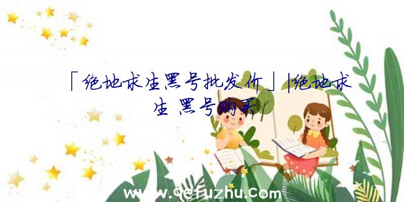 「绝地求生黑号批发价」|绝地求生